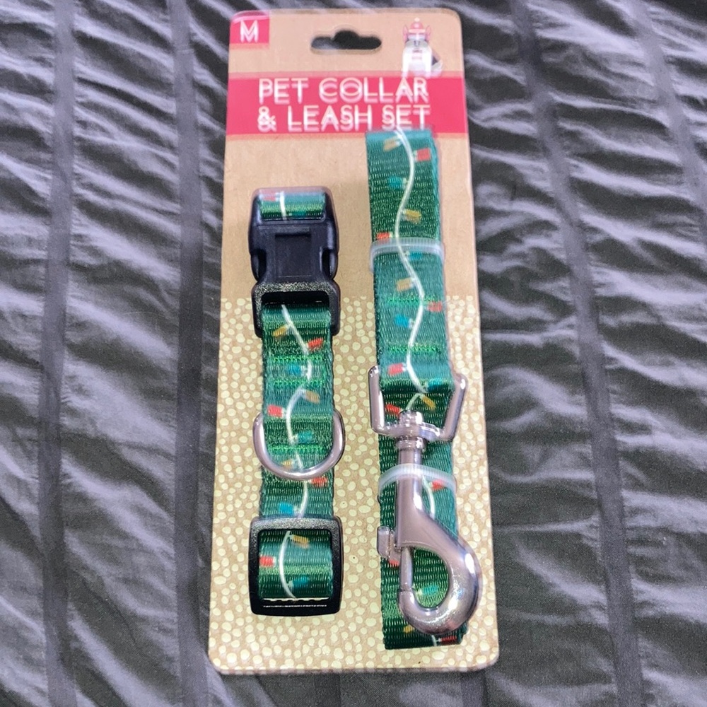 Pet Collar and Leach Set , Med